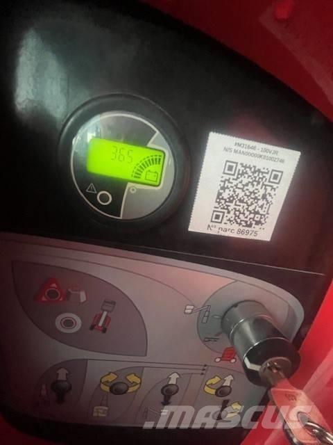 Manitou 100 VJR Plataformas con jaula de elevación