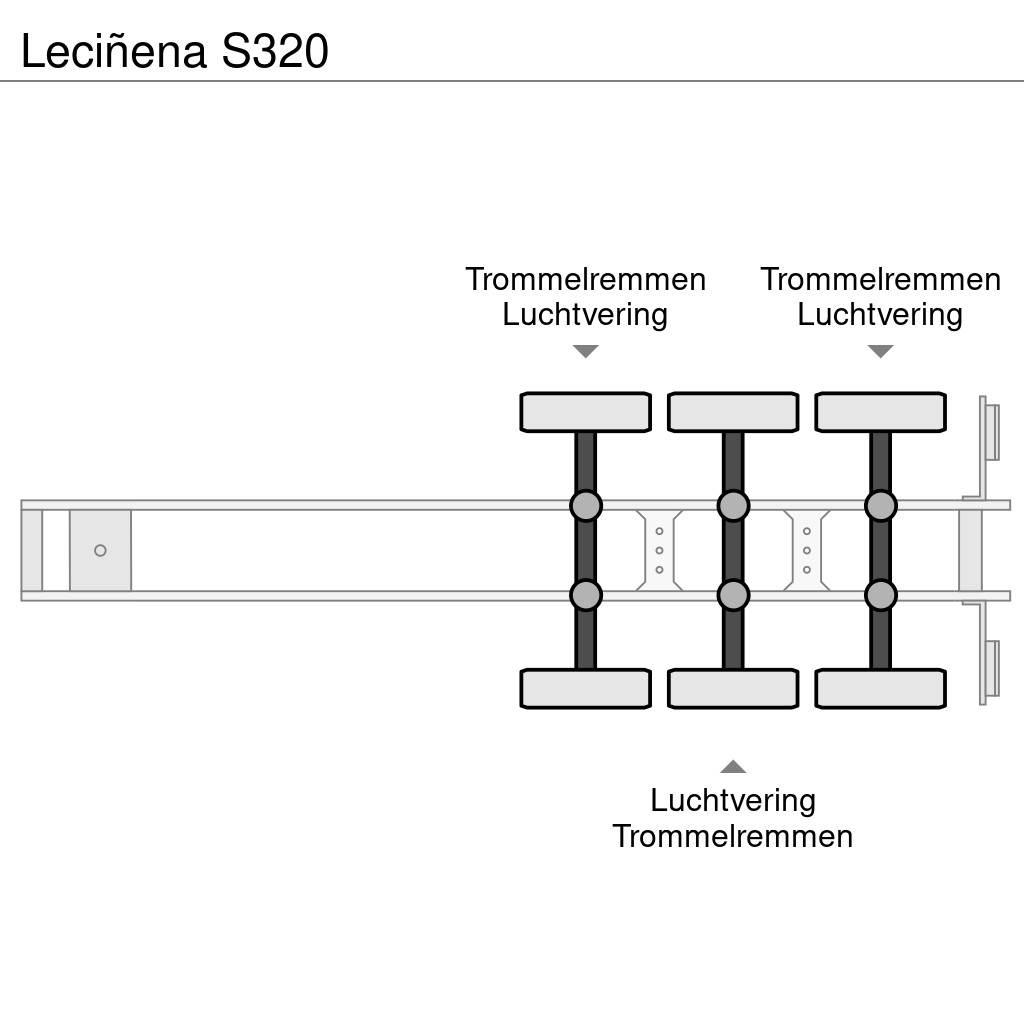 Lecinena S320 Semirremolques de plataformas planas/laterales abatibles