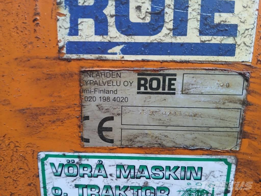 Rote 320 Nivelaura Hojas y cuñas quitanieves