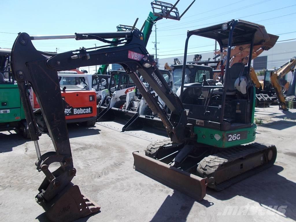 John Deere 26G Miniexcavadoras