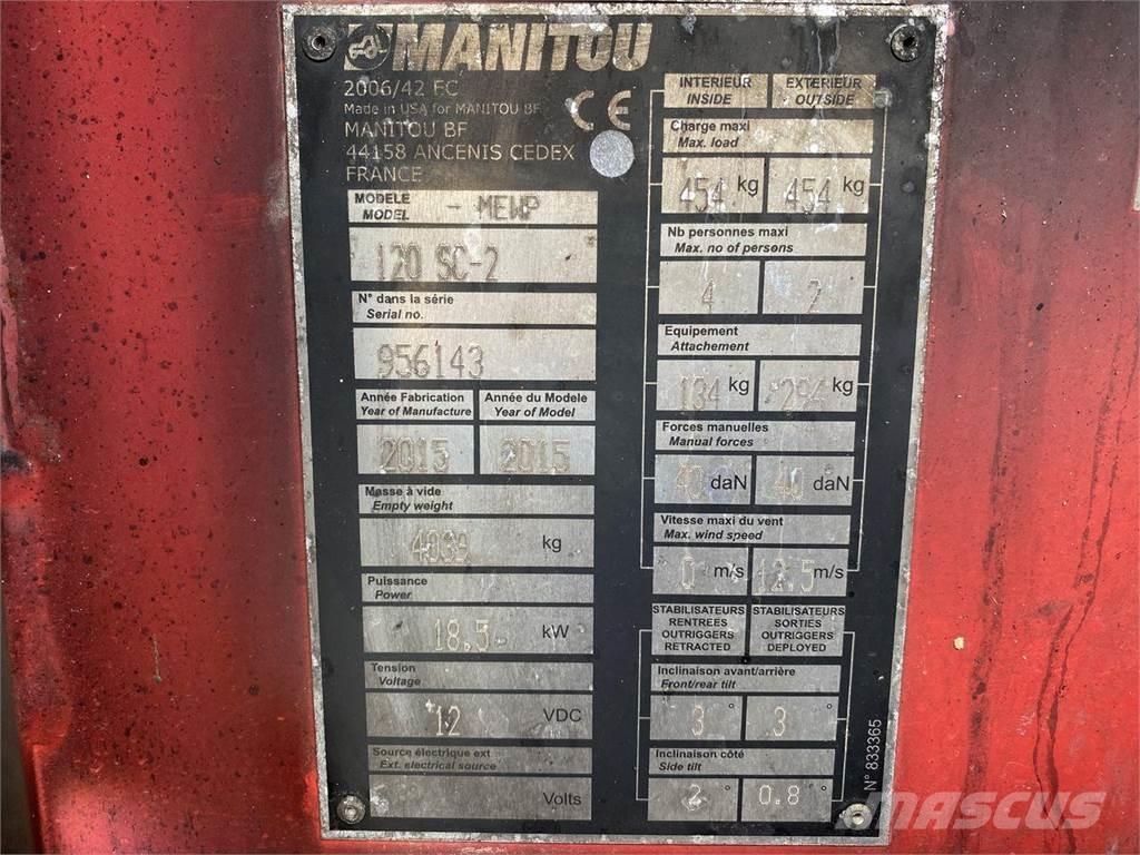 Manitou 120SC Plataformas tijera