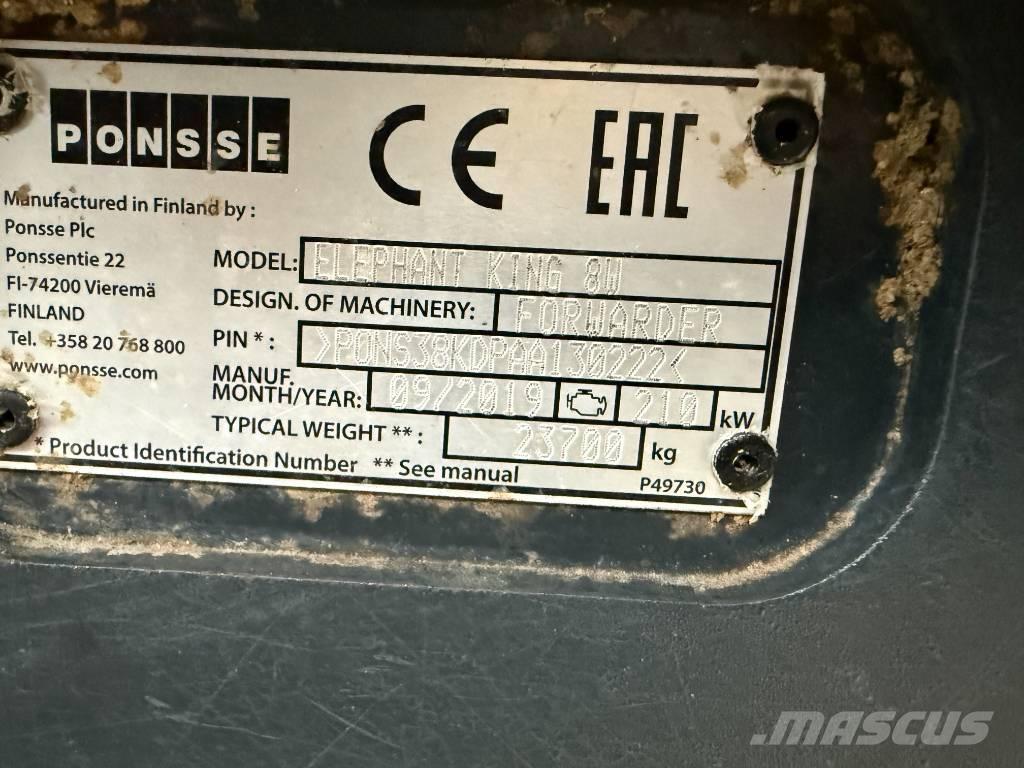 Ponsse Elephant King Transportadoras