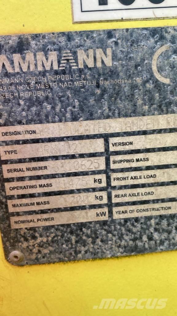 Ammann ARX 12 Rodillos de doble tambor