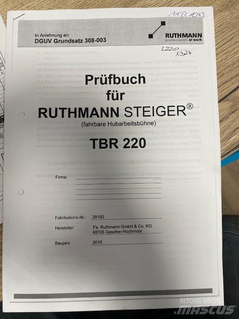 Ruthmann TBR 220 Plataformas sobre camión