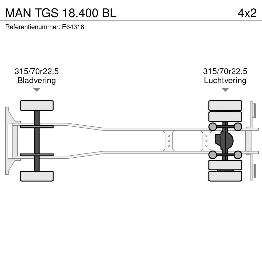 MAN TGS 18.400 BL Camiones de caja de lona