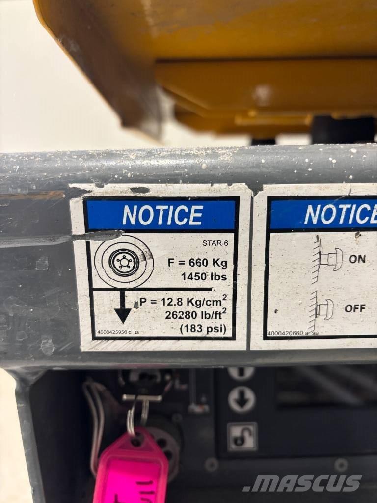 Haulotte Star 6 Plataformas con jaula de elevación