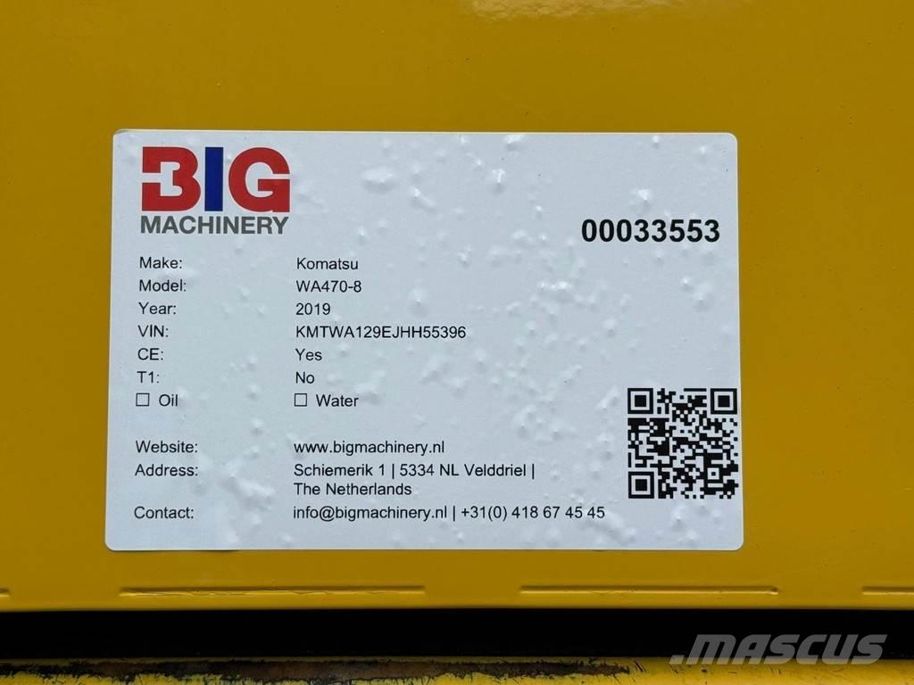 Komatsu WA470-8 Cargadoras sobre ruedas