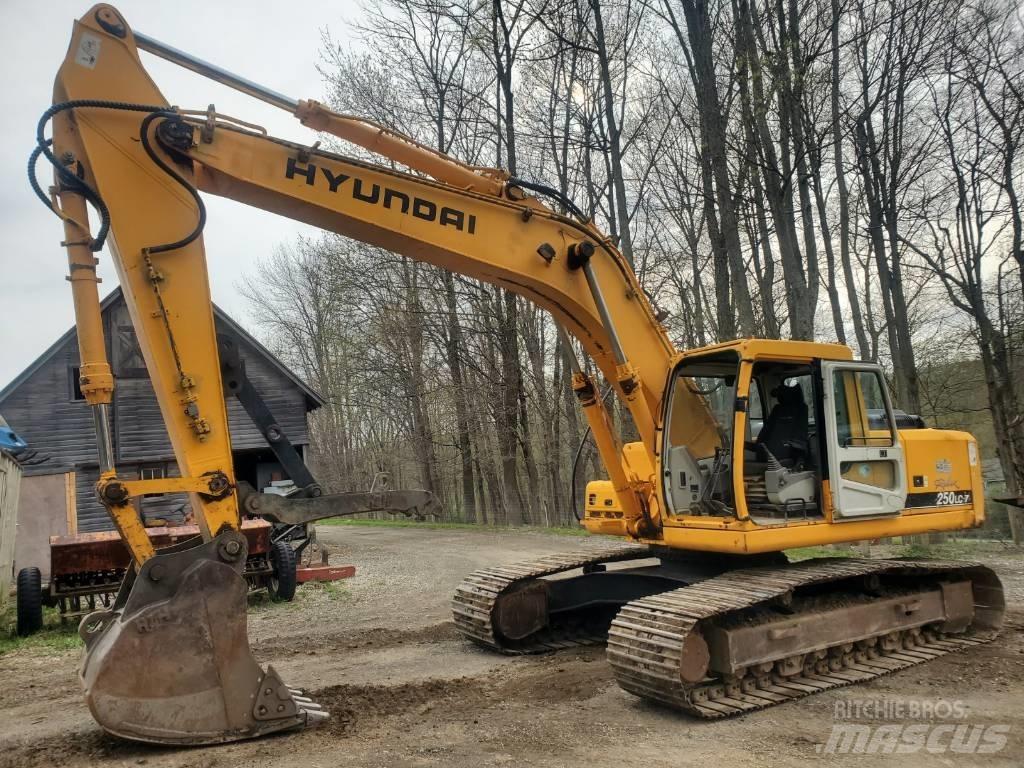 Hyundai R250LC-7 Excavadoras sobre orugas