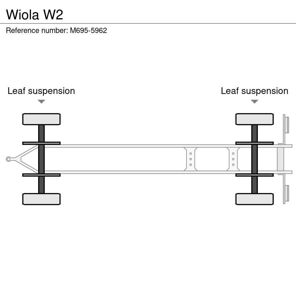 Wiola W2 Remolques de cama baja