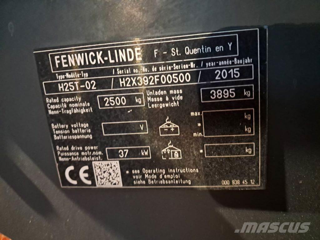 Linde H25T-02 Camiones LPG