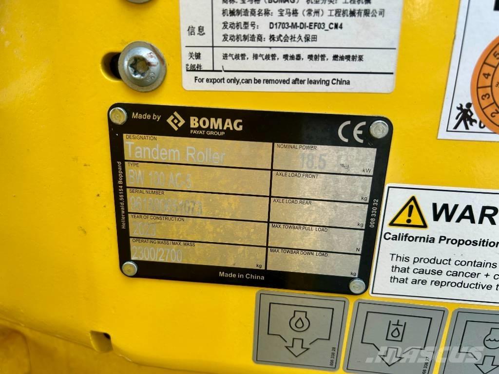 Bomag BW 100 AC-5 Rodillos de doble tambor