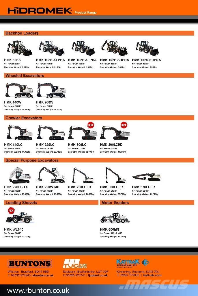 Hidromek HMK 390LC-4 Excavadoras sobre orugas