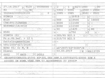 Scania R 580 Camiones tractor