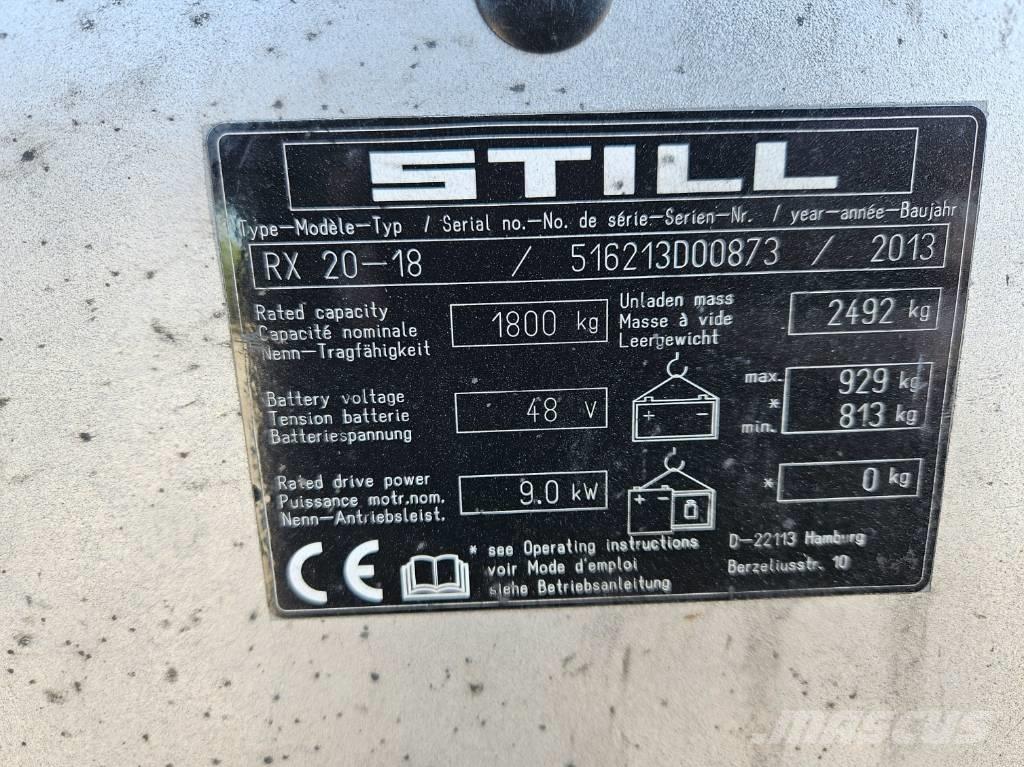 Still RX 20-18 Carretillas de horquilla eléctrica