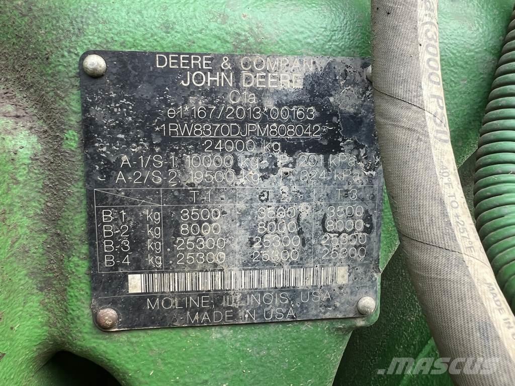 John Deere 8RX370 Tractores
