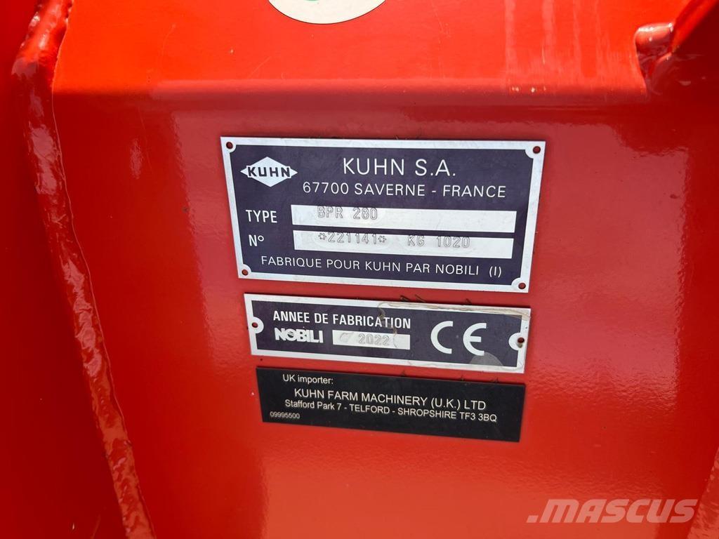 Kuhn BPR280 RH Segadoras y cortadoras de hojas para pasto