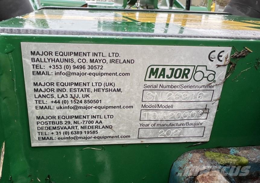 Major TDR20000 Segadoras y cortadoras de hojas para pasto