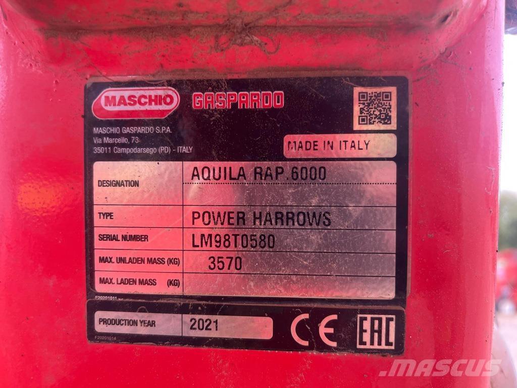 Maschio AQUILA 6M Gradas vibratorias / rotocultivadoras