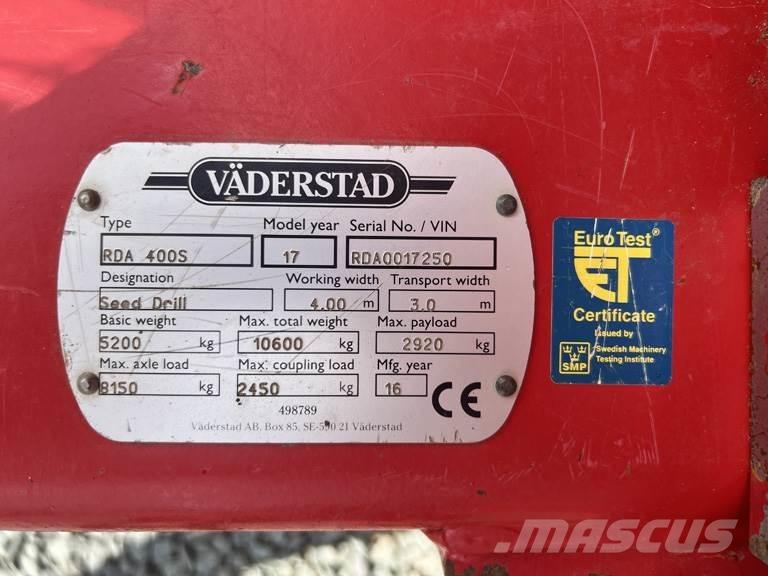 Väderstad RDA400S Taladros