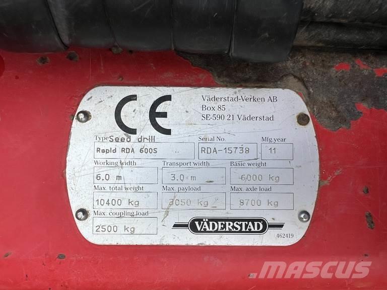 Väderstad RDA600S Taladros