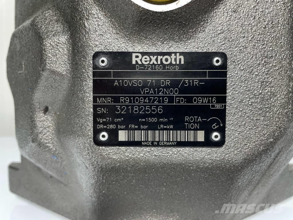 Rexroth A10VSO71DR Hidráulicos