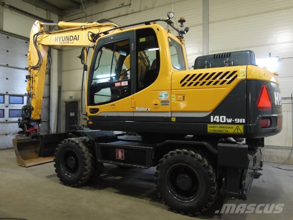 Hyundai R 140 W-9A Excavadoras de ruedas