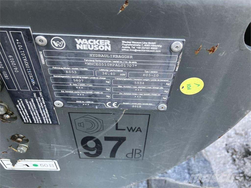 Wacker Neuson EZ 53 Miniexcavadoras