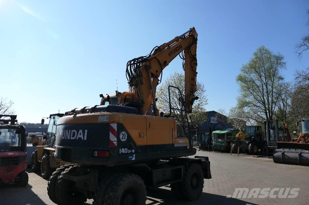 Hyundai 140-9 Excavadoras de ruedas