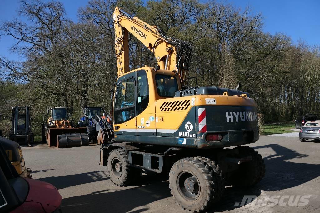 Hyundai 140-9 Excavadoras de ruedas