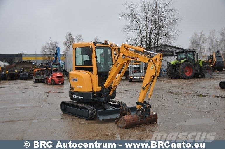 Hyundai R25Z-9AK Miniexcavadoras
