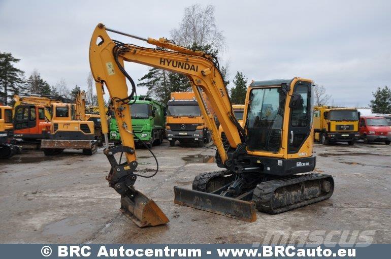 Hyundai R60CR-9A Excavadoras sobre orugas