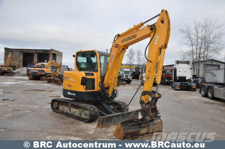 Hyundai R60CR-9A Excavadoras sobre orugas