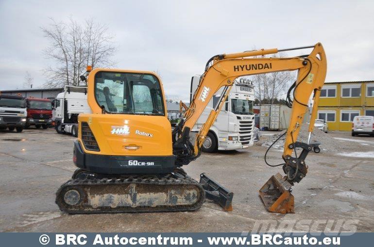 Hyundai R60CR-9A Excavadoras sobre orugas