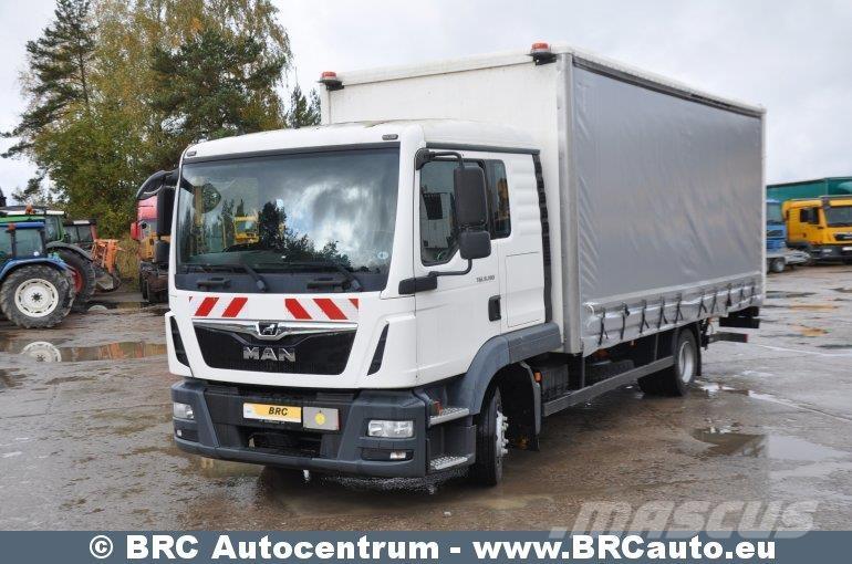 MAN TGL Camiones con caja de remolque