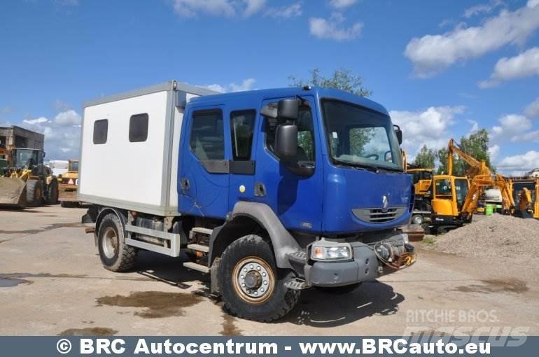 Renault Midlum Camiones con caja de remolque