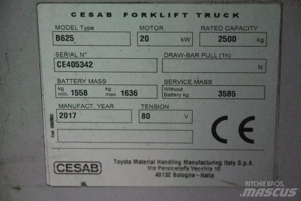 Cesab B625 Carretillas de horquilla eléctrica