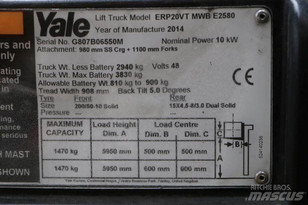 Yale ERP20VT Carretillas de horquilla eléctrica