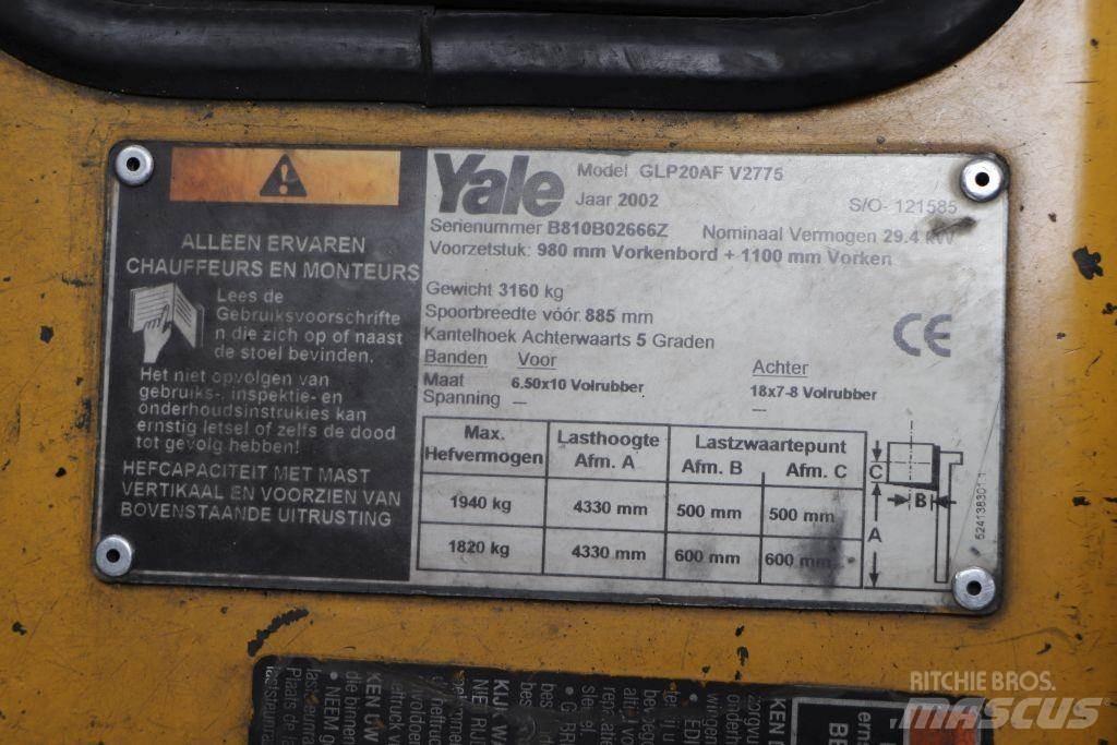 Yale GLP20AF Camiones LPG