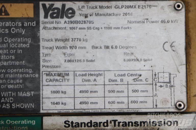 Yale GLP20MX Camiones LPG