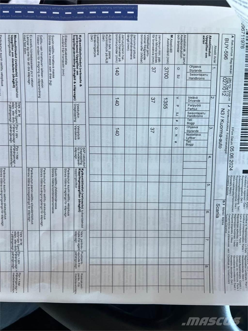 Scania P320 6x2 Otros camiones