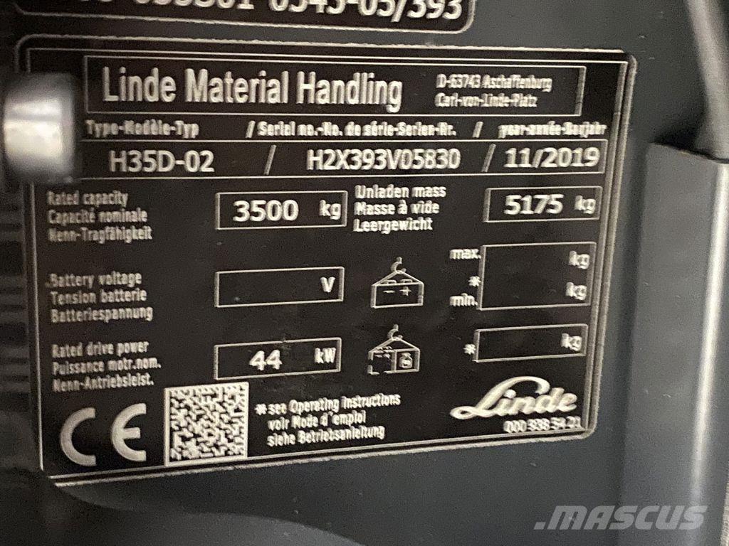 Linde H35D-02 Camiones diesel