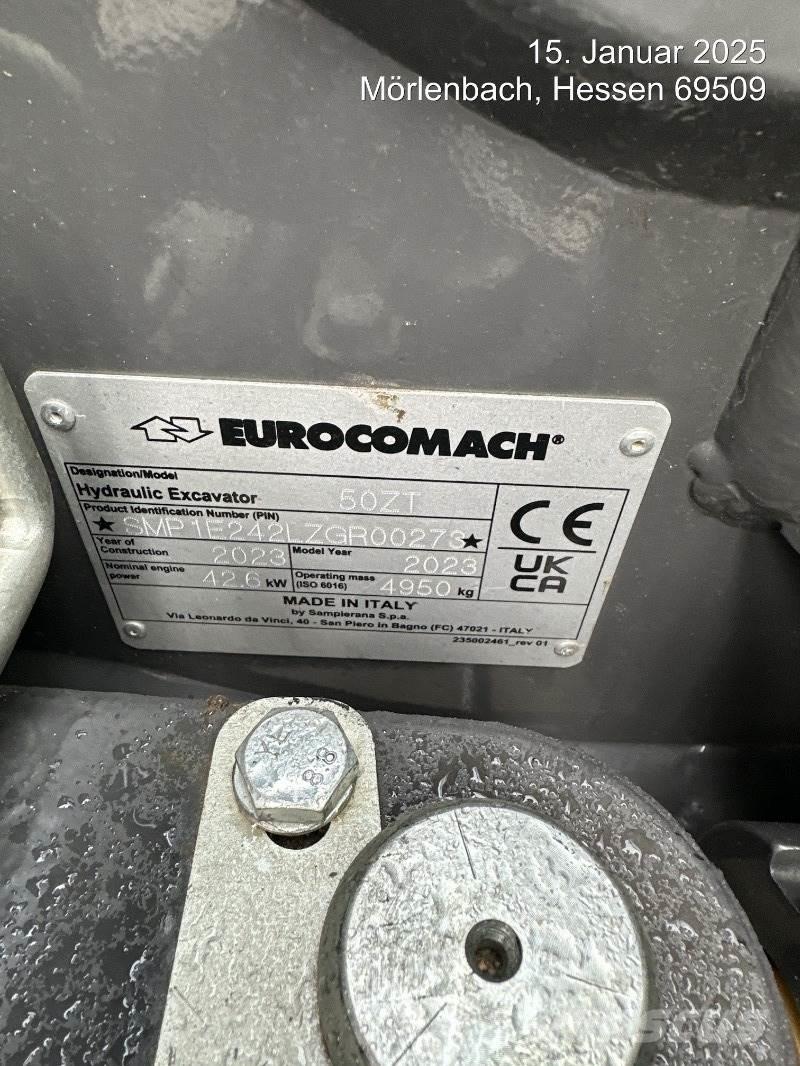 Eurocomach 50ZT Miniexcavadoras