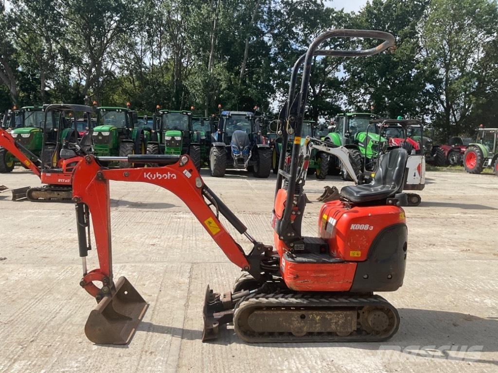 Kubota K 008-3 Miniexcavadoras