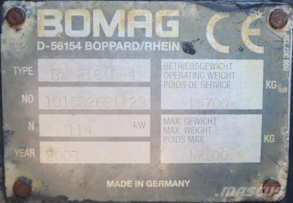 Bomag BW 216 D-4 Compactadoras de suelo