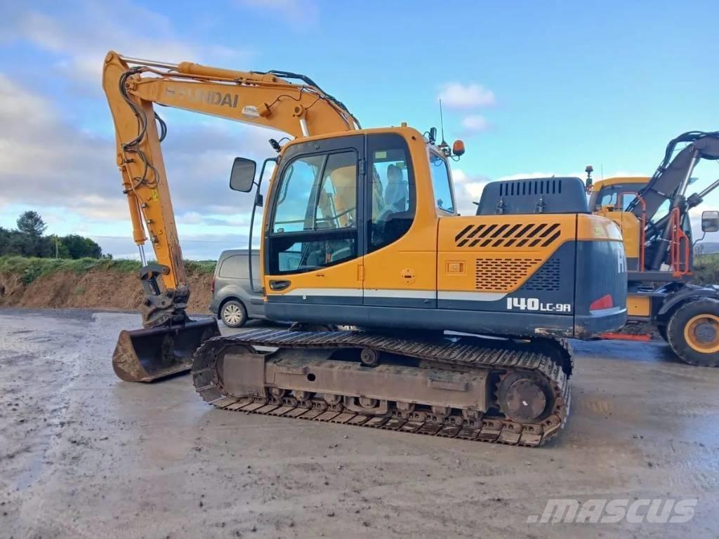Hyundai R 140 Excavadoras sobre orugas