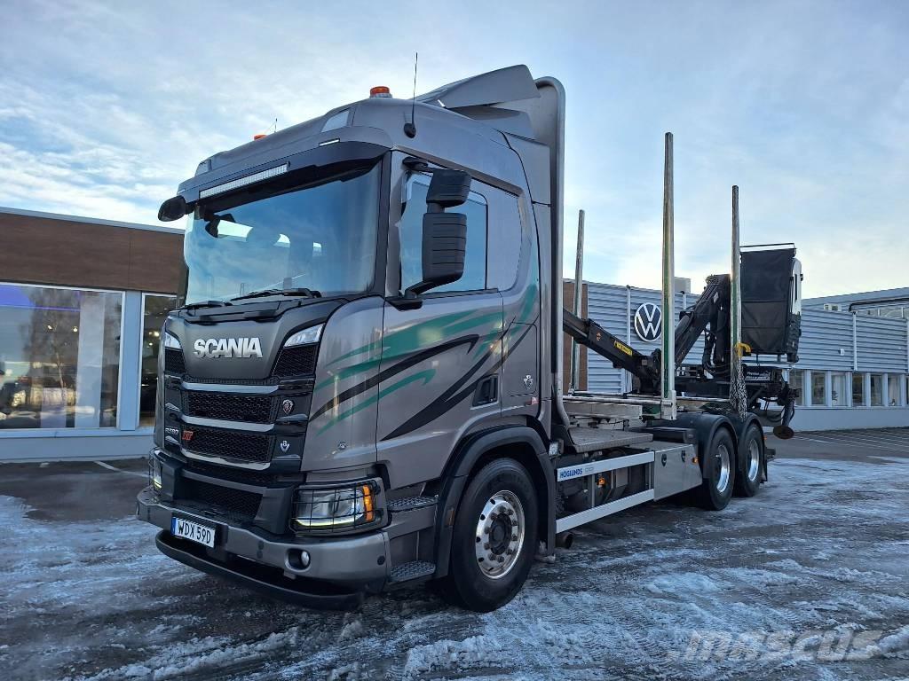 Scania R580 LB6x4 Transportes de madera