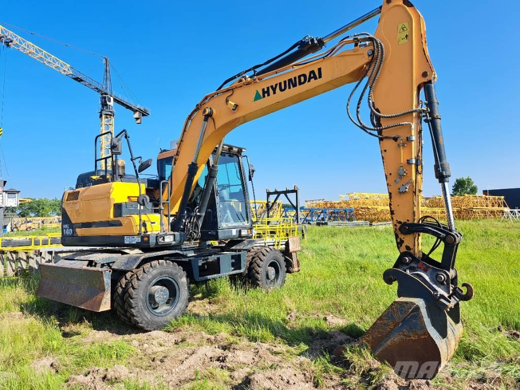 Hyundai HW 140 Excavadoras de ruedas