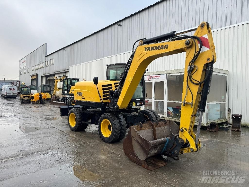 Yanmar B95W (40251) Excavadoras de ruedas