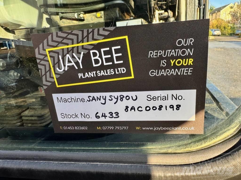 Sany SY 80 U Miniexcavadoras