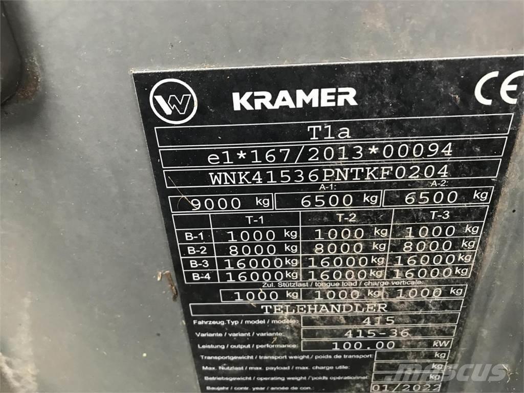 Kramer KT357 Manipuladores telescópicos agrícolas